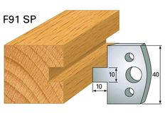 Profilmesser HOLZPROFI 40x4mm Nr.91