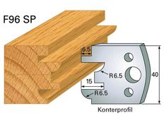 Profilmesser HOLZPROFI 40x4mm Nr.96