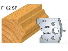 Profilmesser HOLZPROFI 40x4mm Nr.102