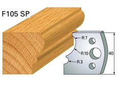 Profilmesser HOLZPROFI 40x4mm Nr.105