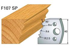 Profilmesser HOLZPROFI 40x4mm Nr.107