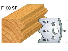 Profilmesser HOLZPROFI 40x4mm Nr.108