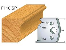 Profilmesser HOLZPROFI 40x4mm Nr.110