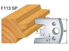 Profilmesser HOLZPROFI 40x4mm Nr.113