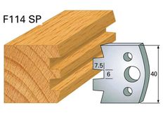 Profilmesser HOLZPROFI 40x4mm Nr.114