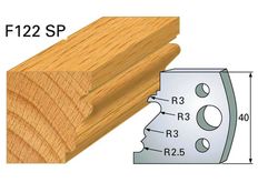 Profilmesser HOLZPROFI 40x4mm Nr.122