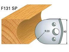 Profilmesser HOLZPROFI 40x4mm Nr.131