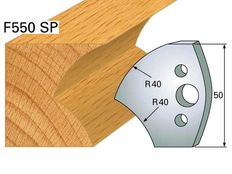 Profilmesser HOLZPROFI 50x4mm Nr.550