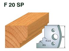 Abweiser HOLZPROFI 40x4mm Nr.20