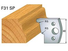 Abweiser HOLZPROFI 40x4mm Nr 31