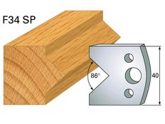 Abweiser HOLZPROFI 40x4mm Nr.34