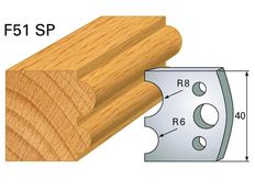 Abweiser HOLZPROFI 40x4mm Nr.51