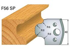 Abweiser HOLZPROFI 40x4mm Nr.56