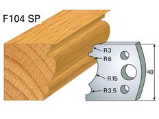 Abweiser HOLZPROFI 40x4mm Nr.104