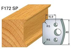 Abweiser HOLZPROFI 40x4mm Nr.172