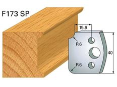 Abweiser HOLZPROFI 40x4mm Nr.173