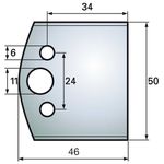 Blanketten 50x4mm