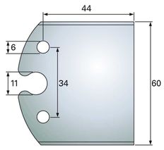 Blanketten 60x5,5mm