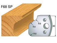 Profilmesser HOLZPROFI 40x4mm Nr.68